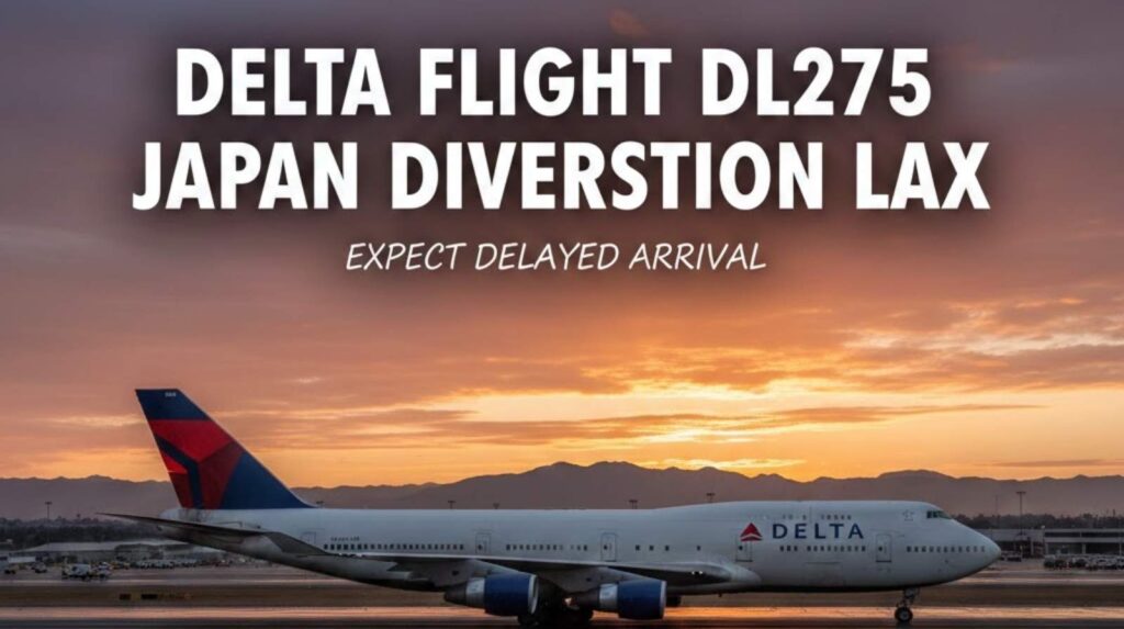Delta Flight DL275 Diverted LAX : Full Analysis of the Trans-Pacific Incident