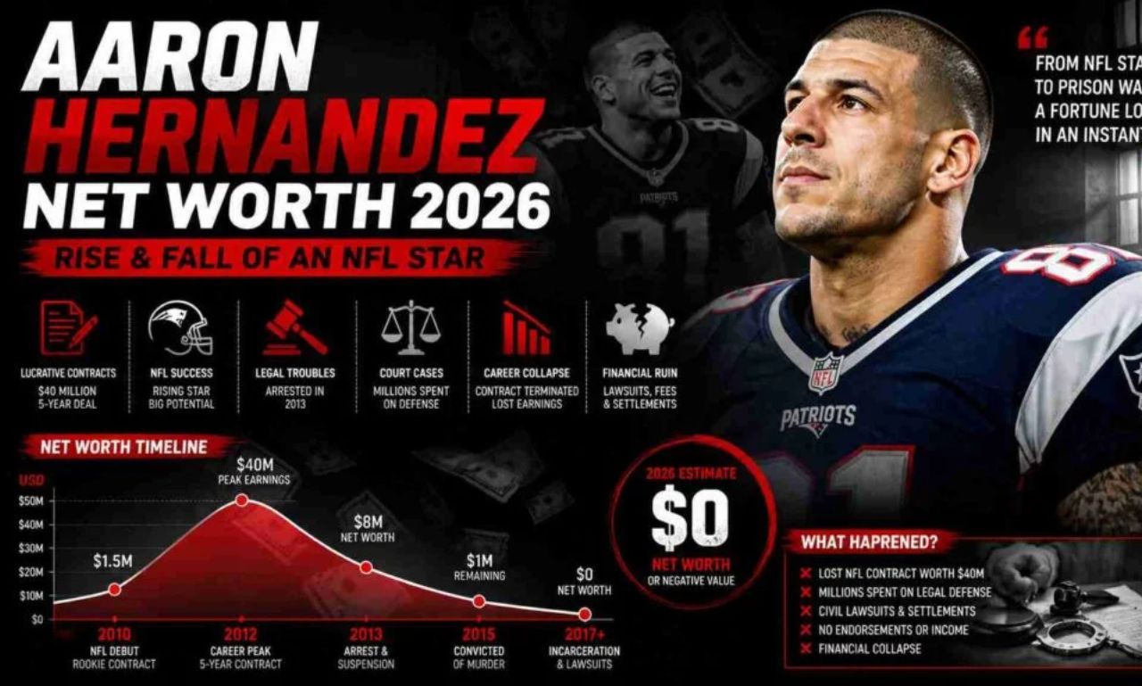 Aaron Hernandez Net Worth