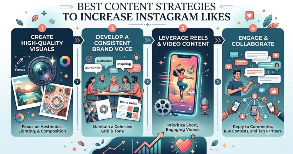 Best Content Strategies to Increase Instagram Likes