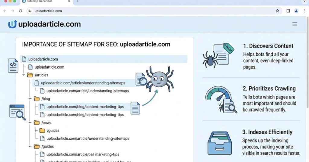 Importance of Sitemap for SEO