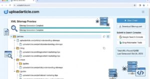 sitemap generator uploadarticle.com