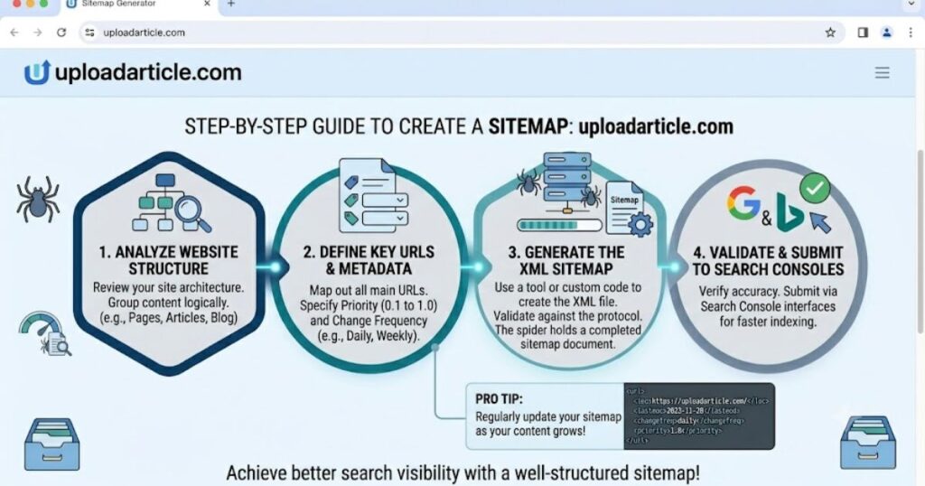 Step-by-Step Guide to Create a Sitemap
